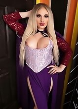 You'll be bewitched at Bailey Jay's gorgeous looks and beautiful cock